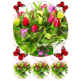 Вафельна картинка Жіноча 084